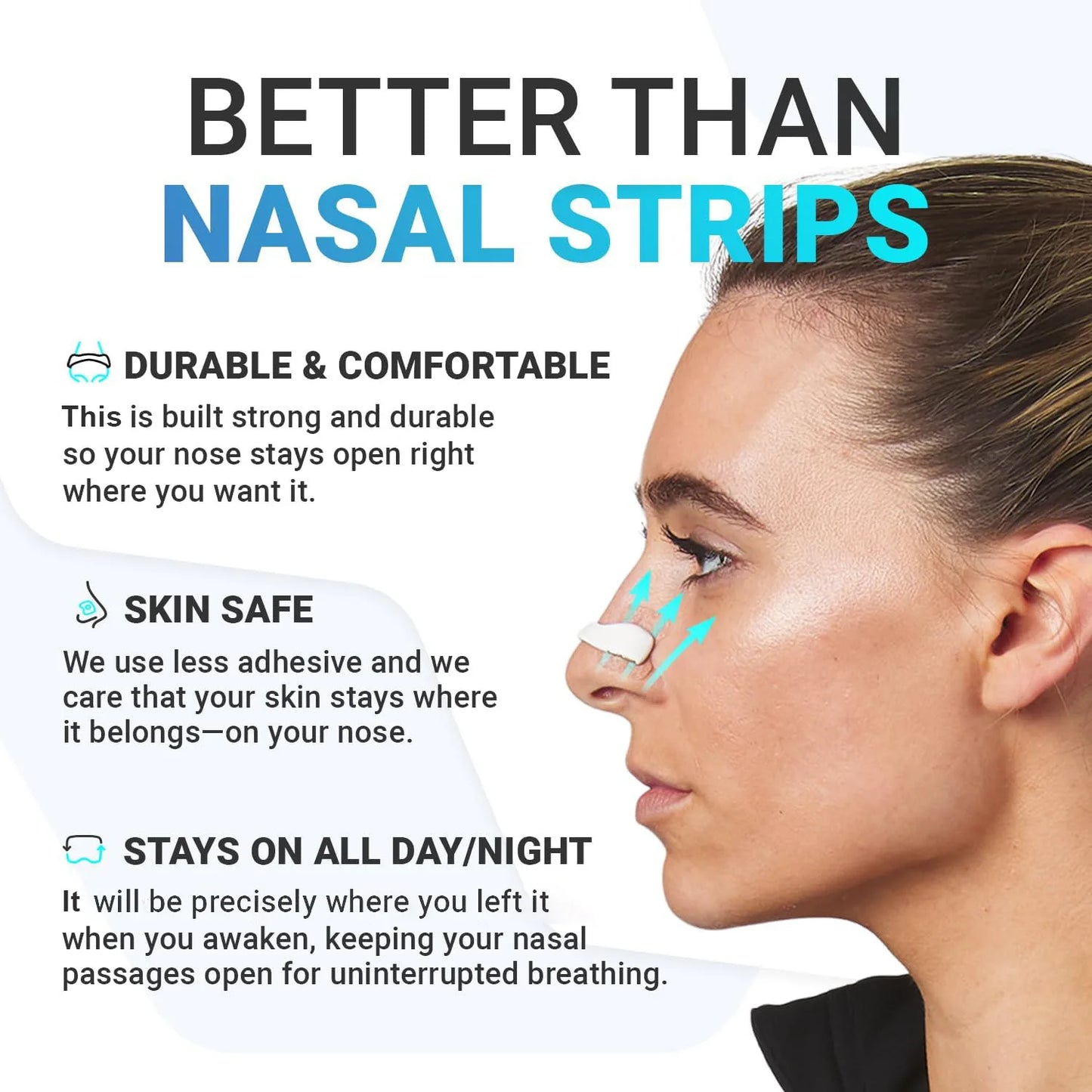 Magnetic Nasal Strips that Reduce Snoring and Improve Sleeping